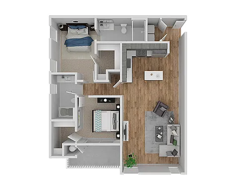 Floor plan B21