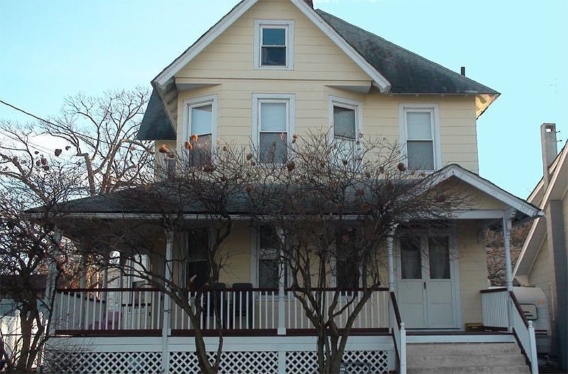 Wrap around porch has unobstructed views of Shark River!
