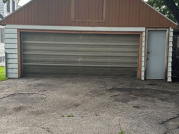two stall garage with loft