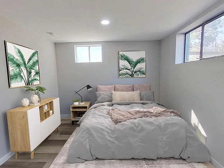 Bedroom 4. This image shows a virtually furnished space. Bedrooms come unfurnished.
