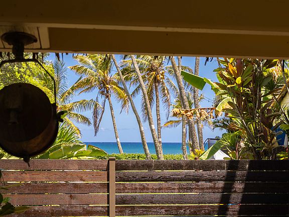 Ocean views from Lanai