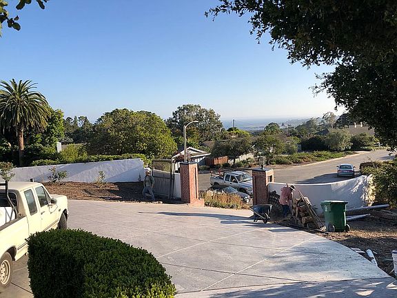Driveway entrance