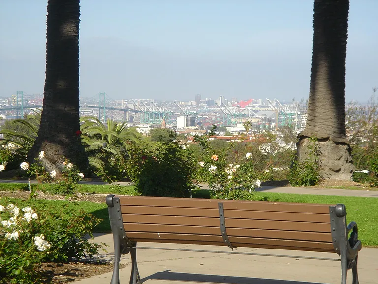 View from park bench across the street
......I will leave the stream, ponds, ducks and waterfall for you to explore!
