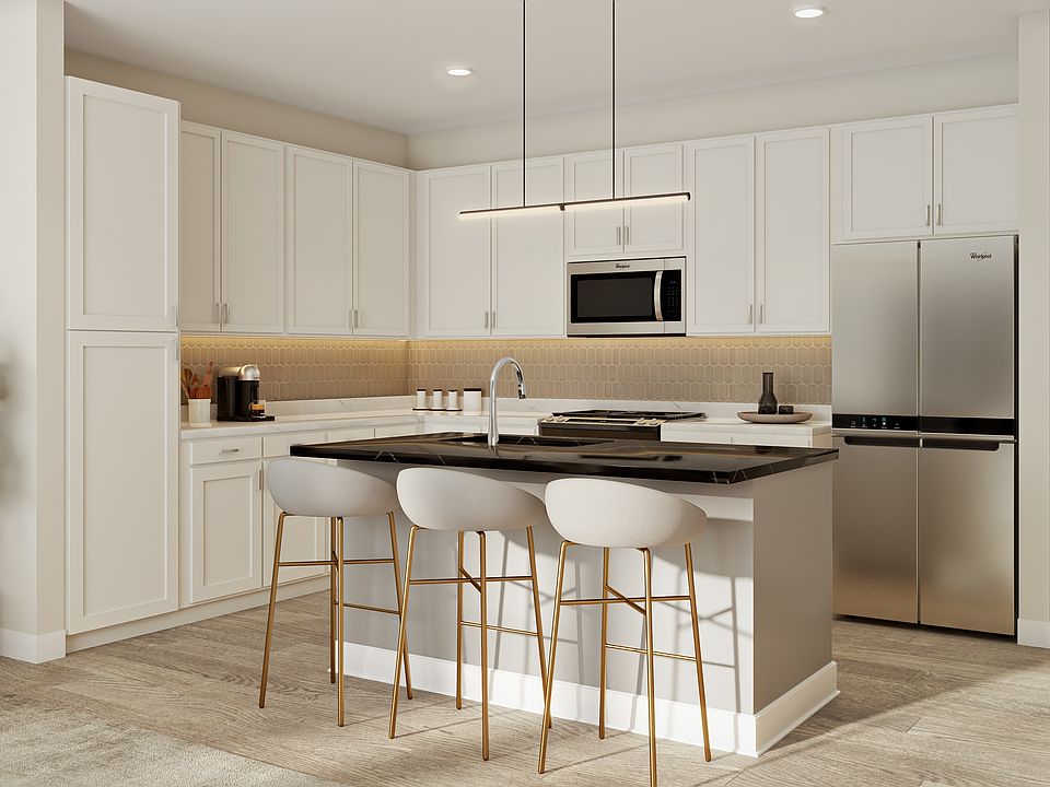 We offer two kitchen scheme options - here is color scheme A.