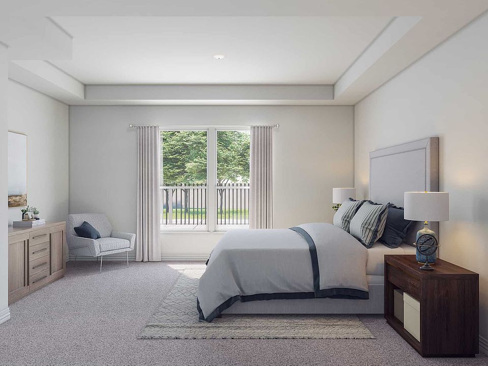 Representative Only Pedernales Plan Optional Coffered Ceiling In Primary Bedroom