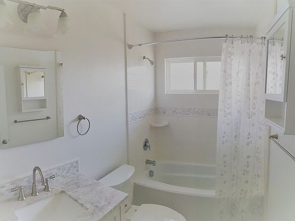 All new ceramic tile bathroom