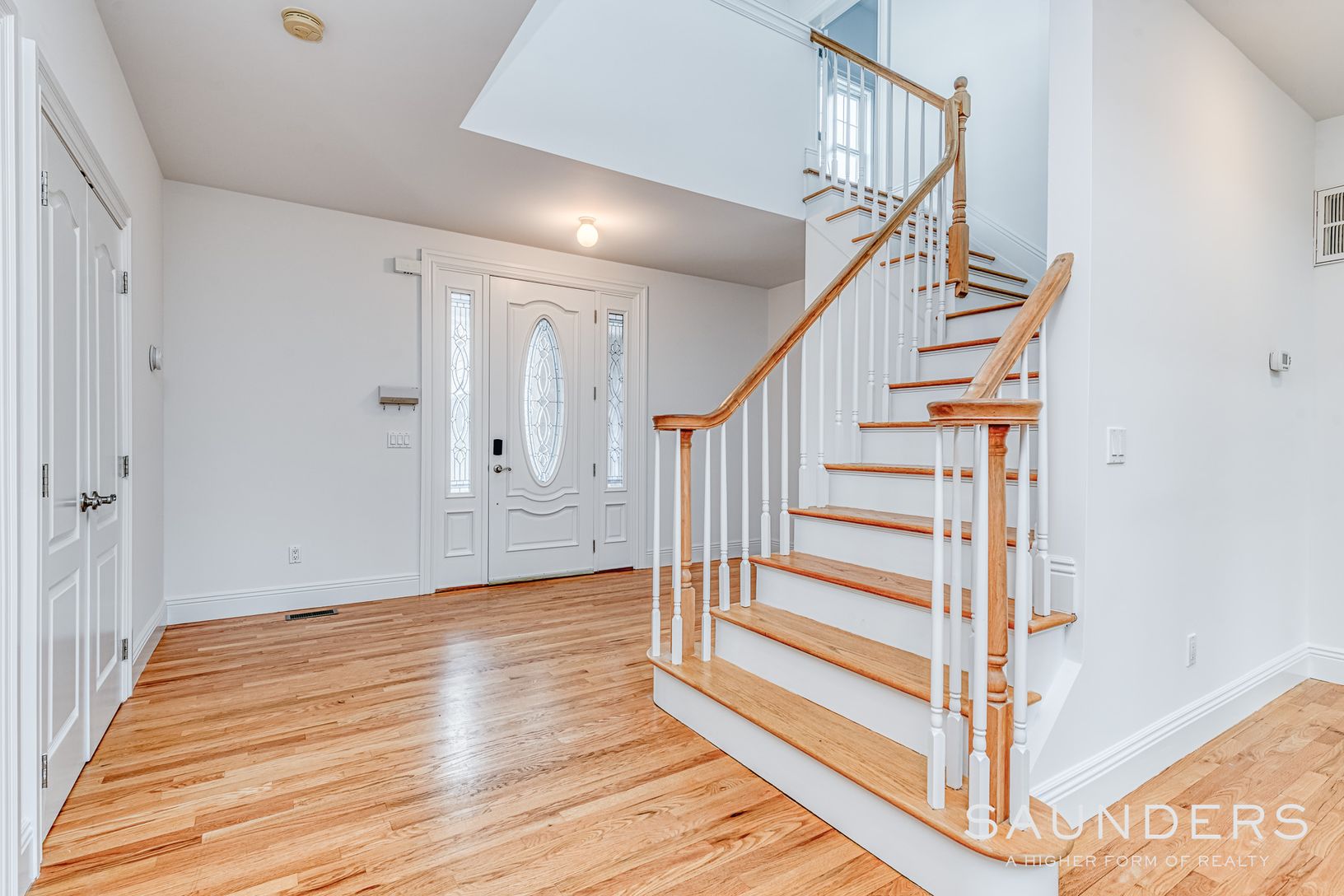  Wide steps leading to second floor 