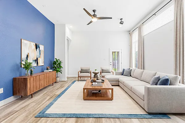 Living room Staged