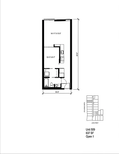 Floor plan Open 1