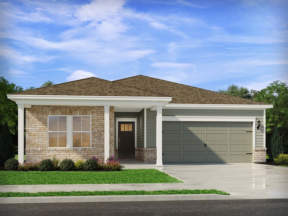 The Chandler floorplan with Elevation C modeled at Brookhill Reserve.