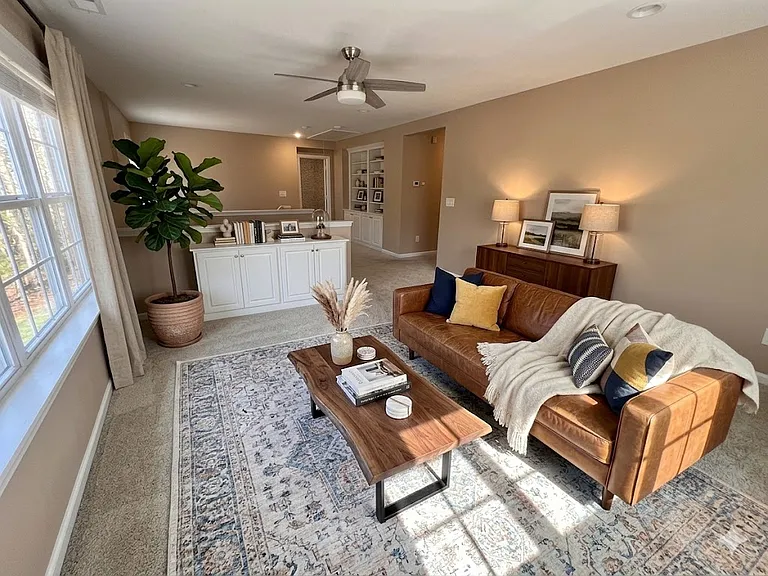 Upstairs Loft-Virtually Staged