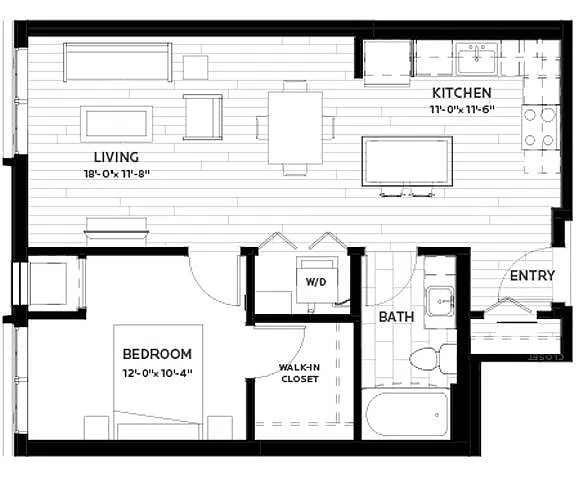 Floor plan Flats | Olive 7