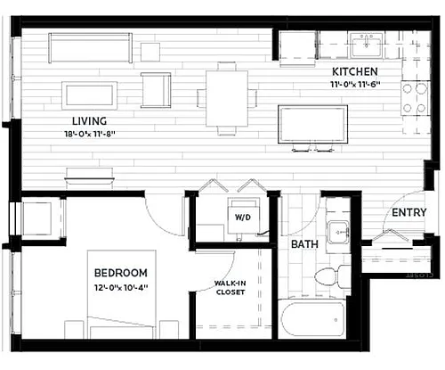 Floor plan Flats | Olive 7
