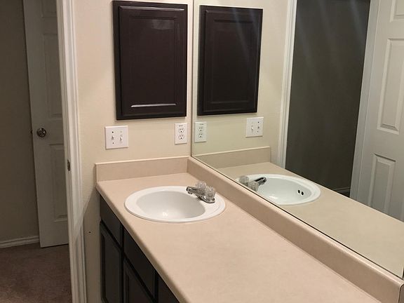Master Bathroom Freshly Painted Cabinets