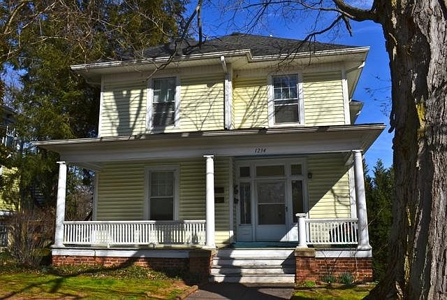 This unit is on the top right with entry at the front door. There are 4 units in this house.