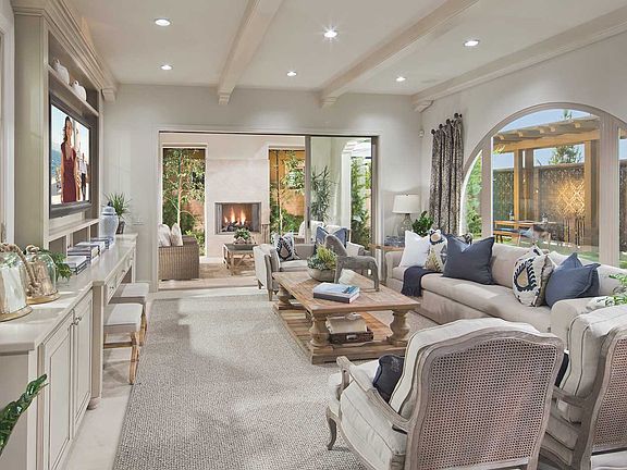 Residence 2 - Great Room with Large Sliding Doors to Outdoor Patio