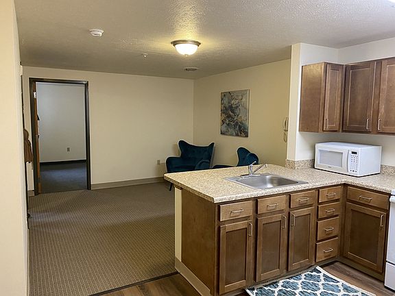 Kitchen with Wood Cabinets