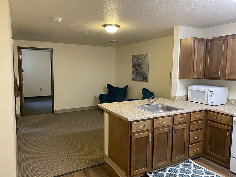 Kitchen with Wood Cabinets