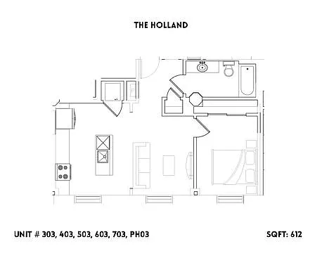 Floor plan The Holland