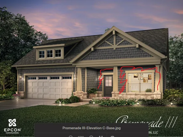Promenade with 2nd Floor Plan, Retreat at Cobblestone