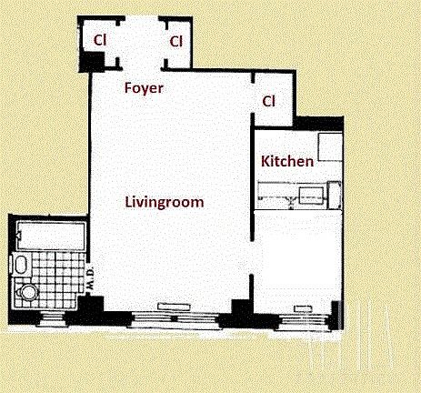2nd image of 455 W 34th St APT 14B
