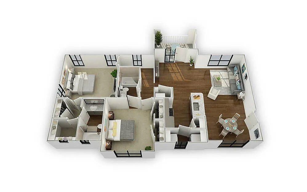 Floor plan The Ladson with Garage