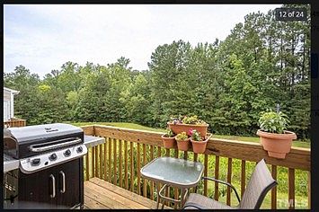 Upper deck off kitchen