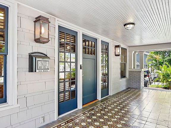 Cuban Tile Front Porch