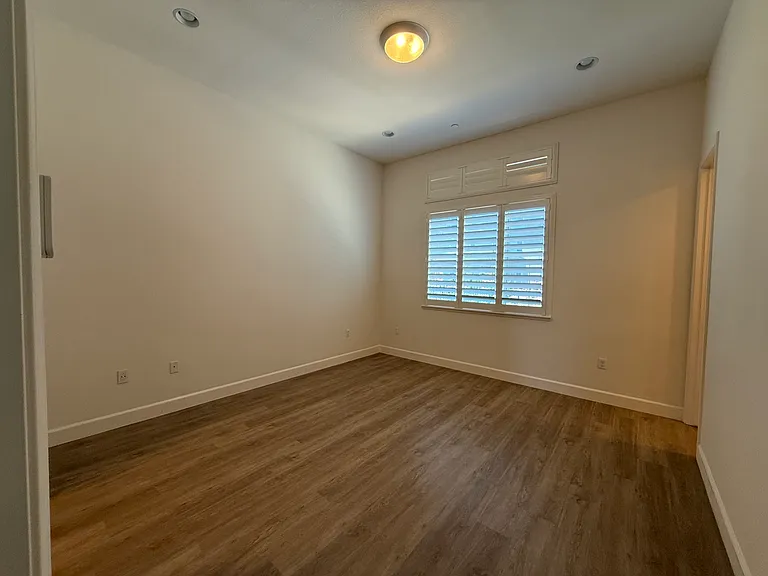Master bedroom on the 3rd floor with a walk-in closet and a full bathroom