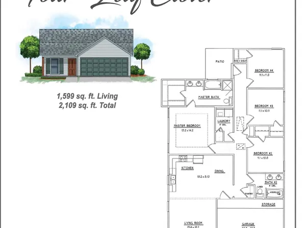 1445 Marlena Meadows Dr, Gonzales, LA 70737