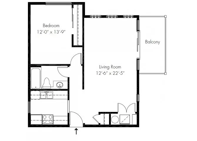 Floor plan Model C
