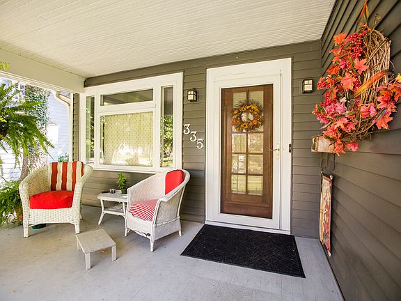 Inviting front porch