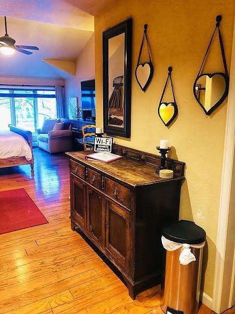 entrance to unit