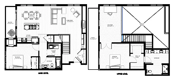 Floor plan Pileus Penthouse