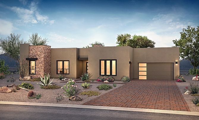 Desert Contemporary Elevation B