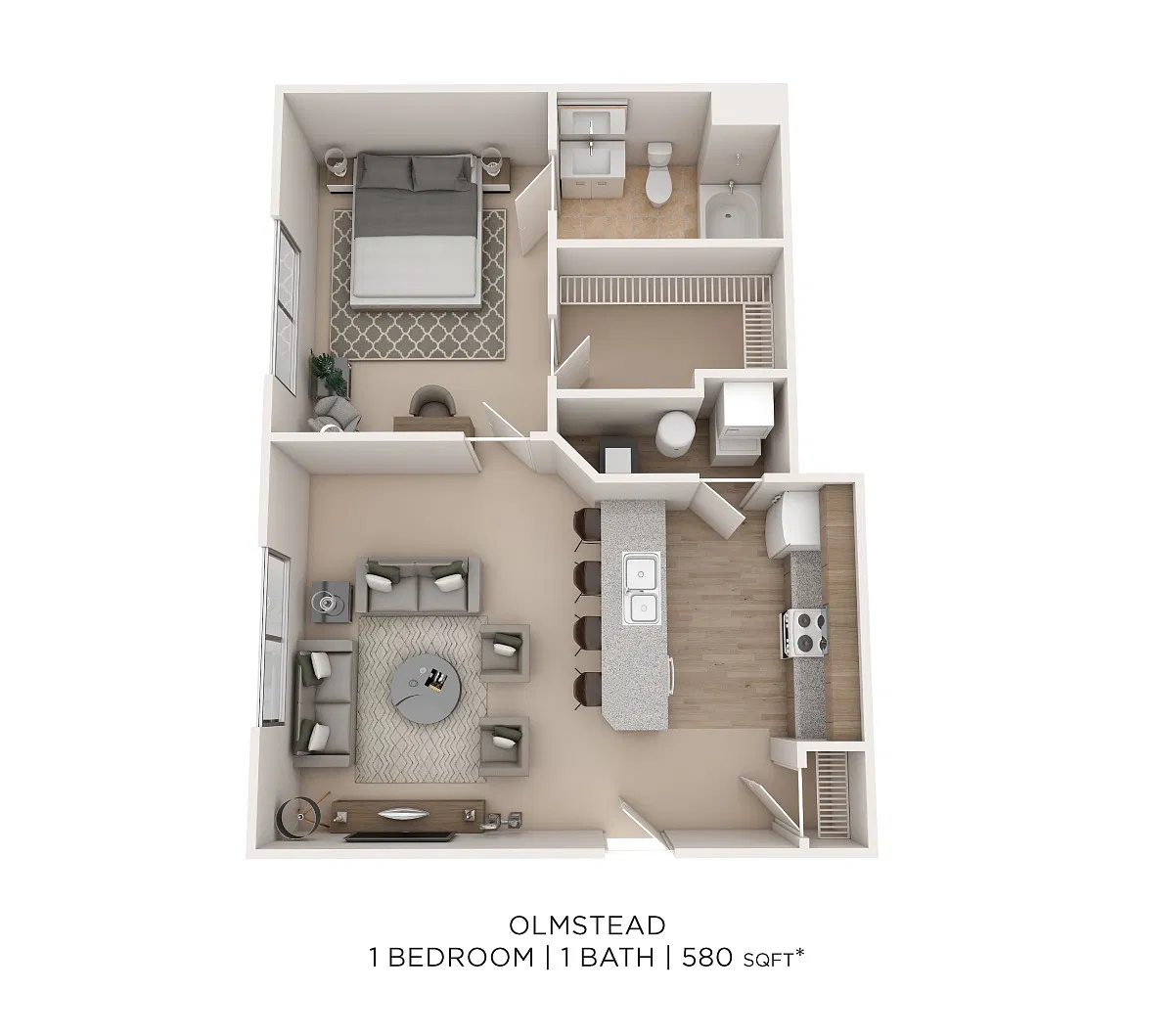 Floor plan Olmstead