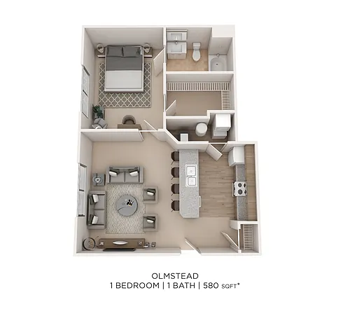Floor plan Olmstead