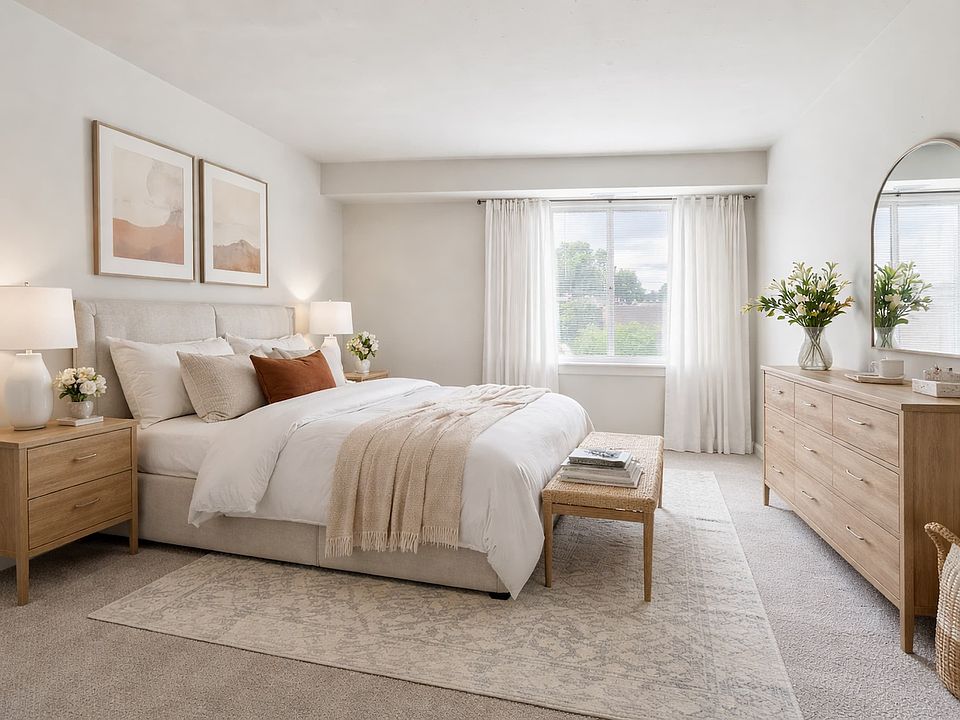 Bedroom with natural light