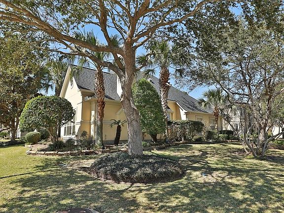 This 4 bedroom home is on a large corner lot.