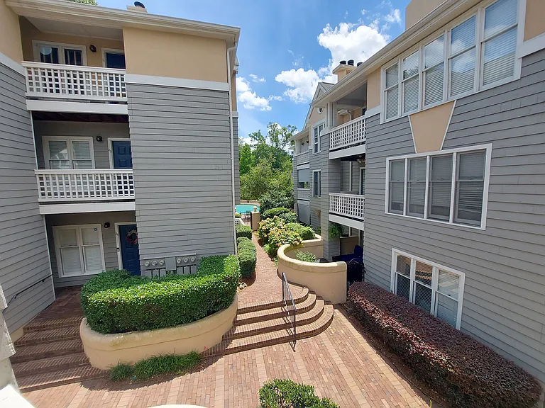 Enjoy views like these of the pool from the deck.