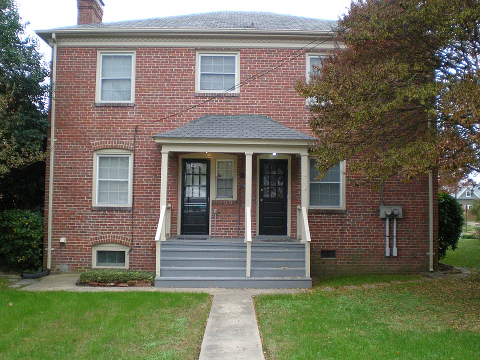 Rear of house