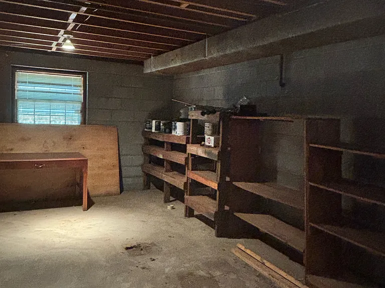 Basement storage