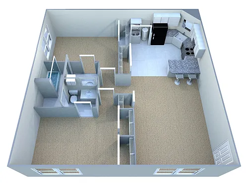 Floor plan Custom - 2BR