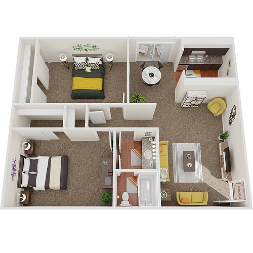 Floor plan 2B21C