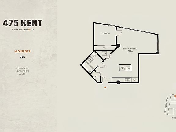 2nd image of 475 Kent Ave APT 906