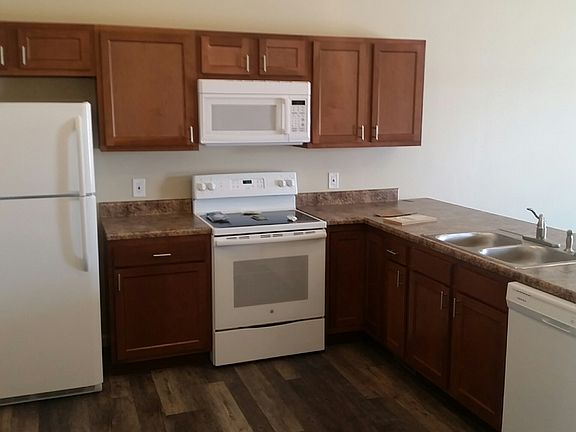 Kitchen Unit C Stove, Fridge, Microwave, Dishwasher, and sink disposal.