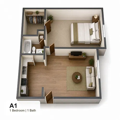 Floor plan A1