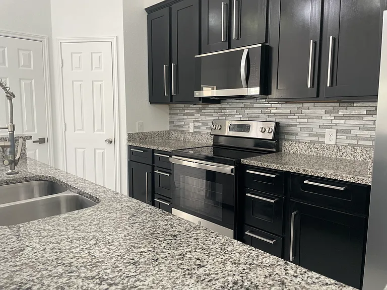 Spacious open kitchen