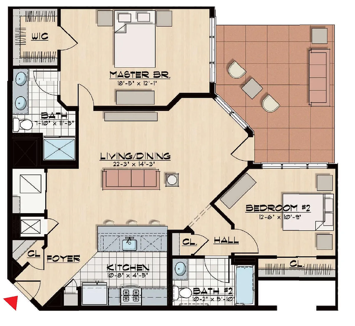 Floor plan B2