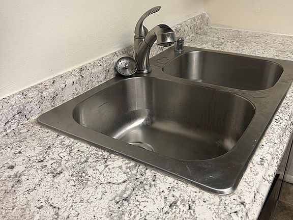 New counter tops and deep sink